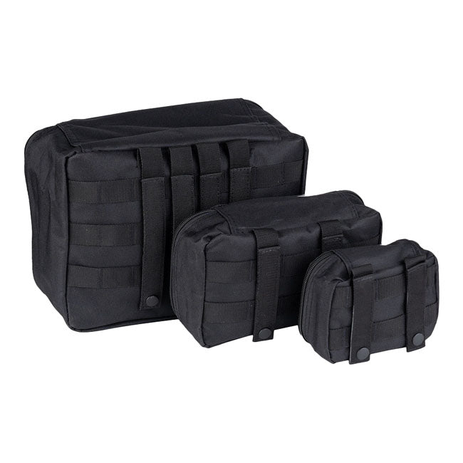 Army Surplus Organizer transparent set 3pcs black CAMPING AND OUTDOOR Army Surplus