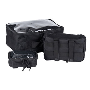 Army Surplus Organizer transparent set 3pcs black CAMPING AND OUTDOOR Army Surplus