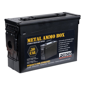 Army Surplus Ammo Skull and Bones box black WORKSHOP MISC Army Surplus