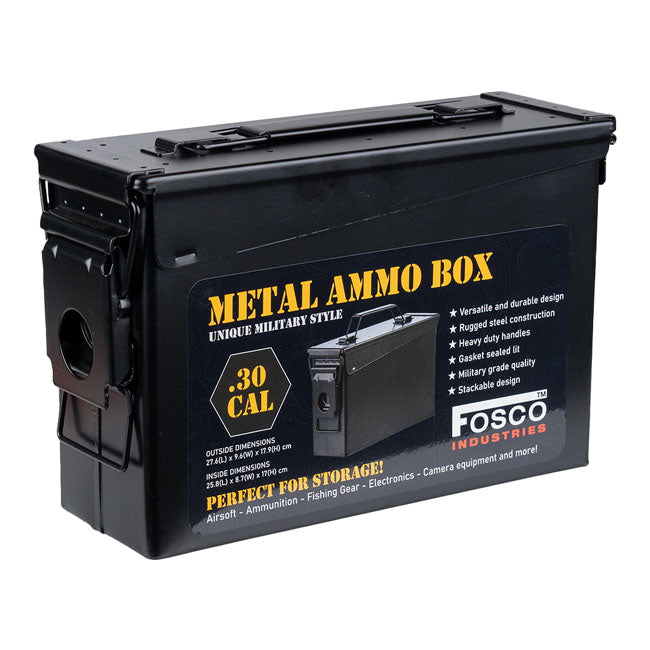 Army Surplus Ammo Skull and Bones box black WORKSHOP MISC Army Surplus