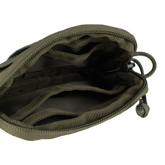 Army Surplus EDC Tactical Pouch + belt loop green LUGGAGE RACKS Army Surplus
