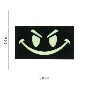 Army Surplus Laser Cut Evil Smiley patch PATCHES Army Surplus