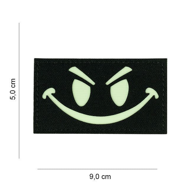 Army Surplus Laser Cut Evil Smiley patch PATCHES Army Surplus