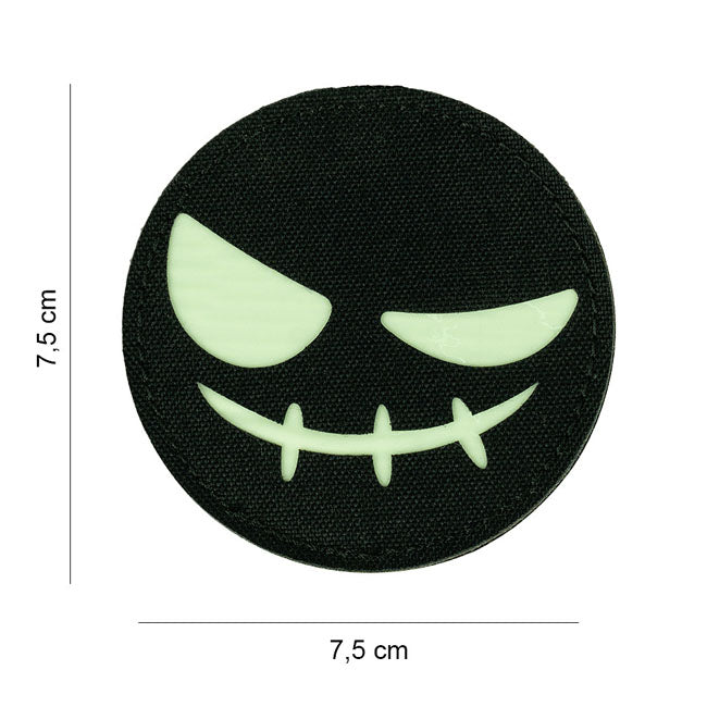 Army Surplus Laser Cut Face Evil Smiley patch PATCHES Army Surplus