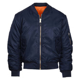 MA-1 Bomber flight jacket blue JACKETS MALE Army Surplus