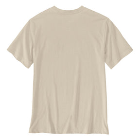 Carhartt Irvine Layered logo t-shirt oat milk T-SHIRTS Carhartt