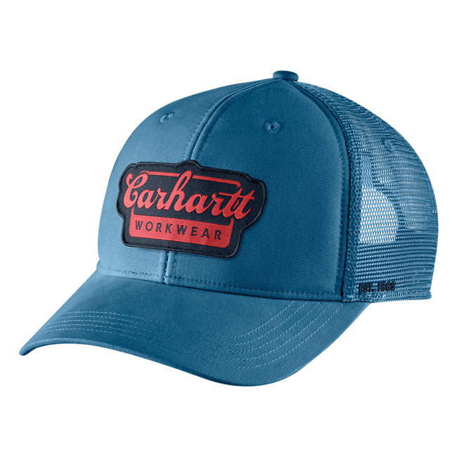 Carhartt Twill Mesh-Back Script cap dark CAPS Carhartt