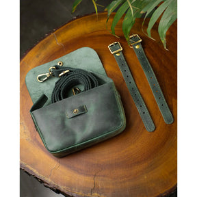 Trip Machine Sidekick Moto Pouch forest green TOURING LUGGAGE Tripmachine