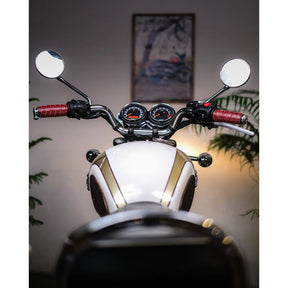 Trip Machine, handlebar grip wraps. Cherry Red perforated GRIPS Tripmachine