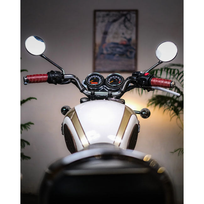 Trip Machine, handlebar grip wraps. Cherry Red perforated GRIPS Tripmachine