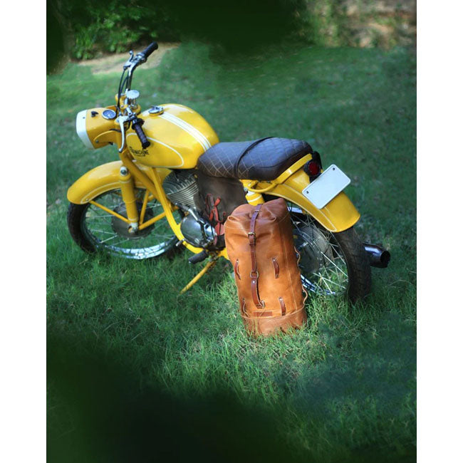 Trip Machine, Military duffle bag. Vintage Tan TOURING LUGGAGE Tripmachine