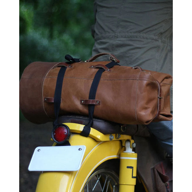 Trip Machine, Military duffle bag. Vintage Tan TOURING LUGGAGE Tripmachine