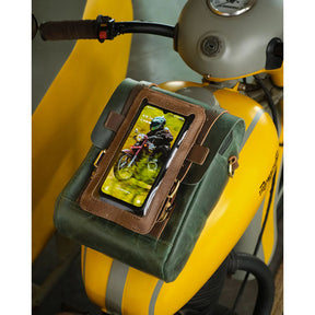 Trip Machine, tank and tail bag. 4.4 liter. Forest Green TOURING LUGGAGE Tripmachine