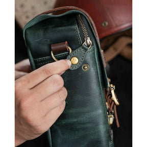 Trip Machine, tank and tail bag. 4.4 liter. Forest Green TOURING LUGGAGE Tripmachine