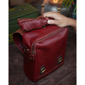 Trip Machine, tank and tail bag. 4.4 liter. Cherry TOURING LUGGAGE Tripmachine