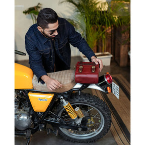 Trip Machine, tank and tail bag. 4.4 liter. Cherry TOURING LUGGAGE Tripmachine