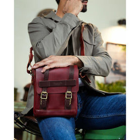 Trip Machine, tank and tail bag. 4.4 liter. Cherry TOURING LUGGAGE Tripmachine