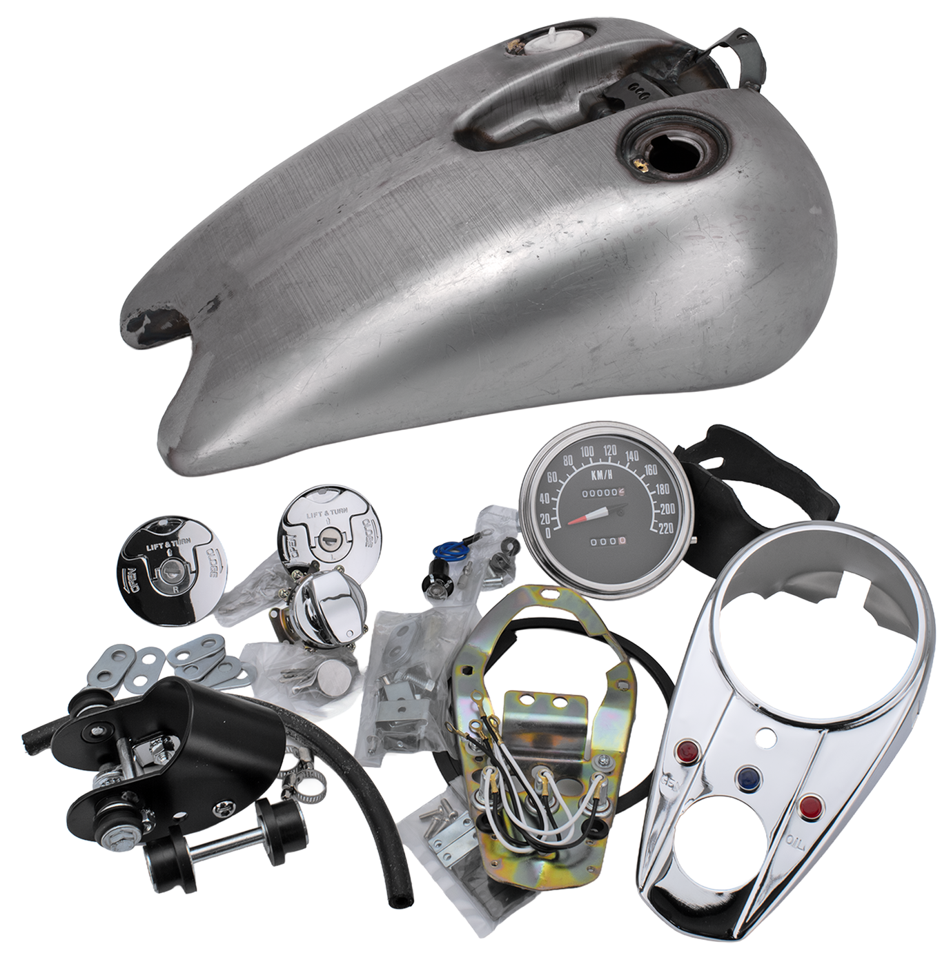 Gzp Str Rbr Mt Gastank Km Speedo Xl82 94 Stretched Gas Tank Zodiac