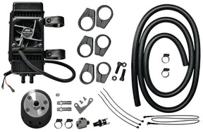Fan-assisted Vertical 10-row Oil Cooler System Oil Cooler Kit Jagg Oil Coolers