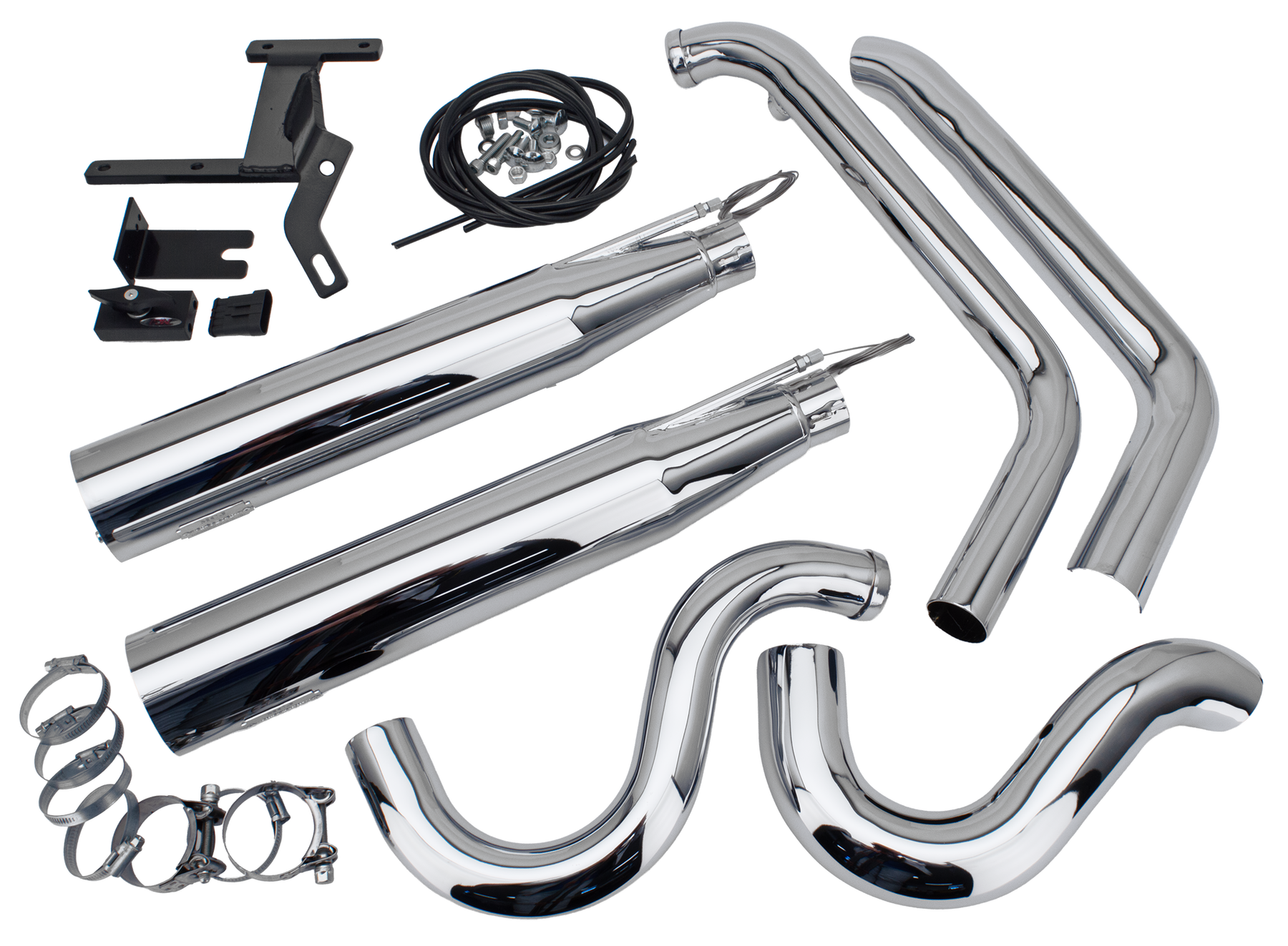 Mcj 2 2 Royal Short Fxd06 16 Chrome 2-2 Full Exhaust System Mcj Default Title