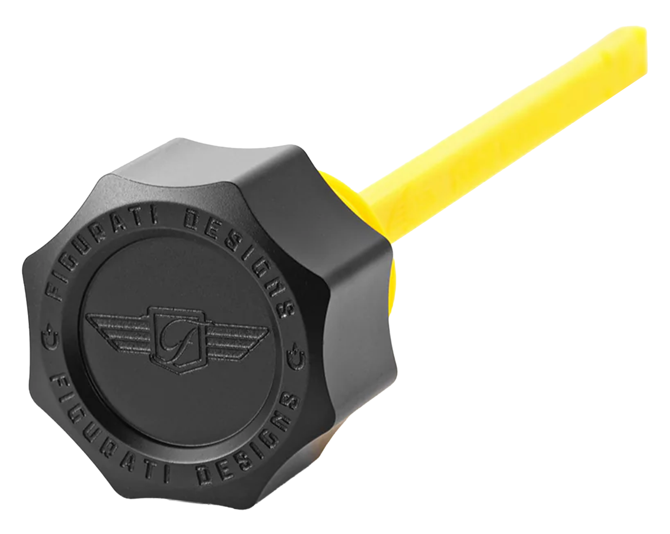 Dipstick Alu Curved Black Flh/T17 Up Oil Dipstick Figurati Designs Default Title