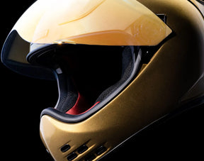 Domain Cornelius, Gold Full Face Helmet Icon