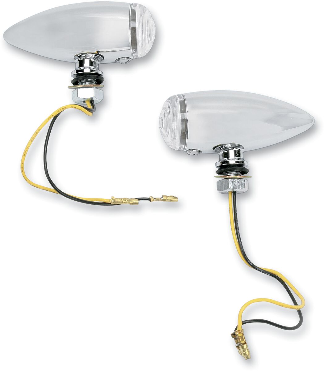 Drag Specialties Smooth Bullet Led Clear ACCESSORY LIGHT GROUP Drag Specialties