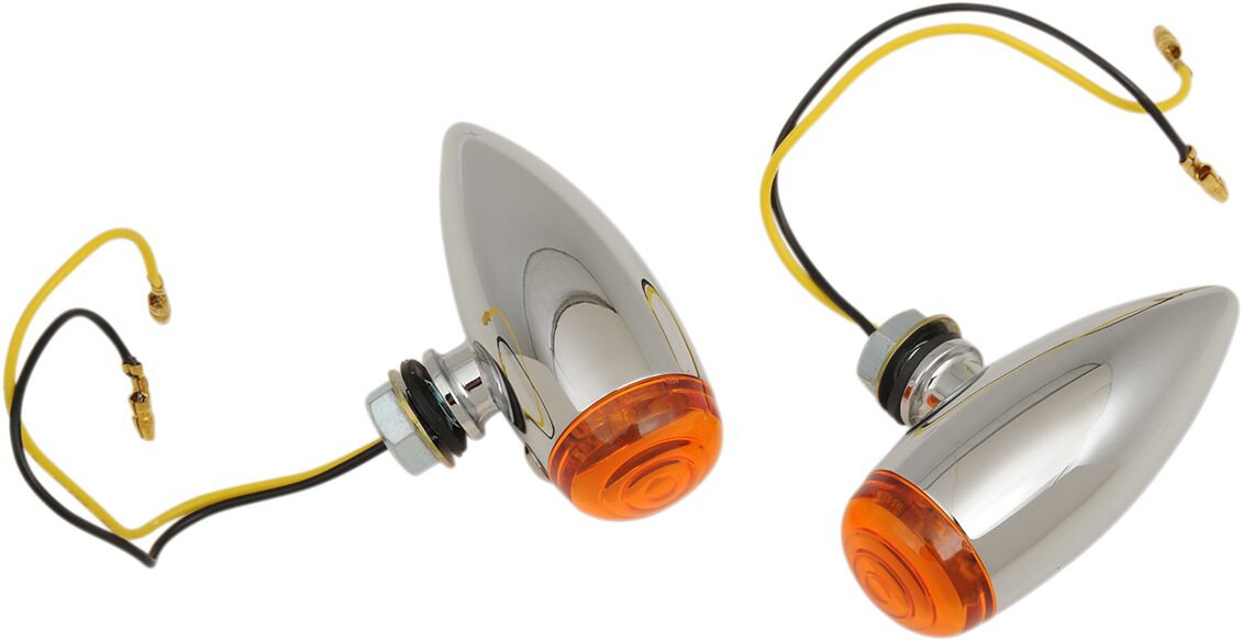 Drag Specialties Smooth Bullet Led Amber ACCESSORY LIGHT GROUP Drag Specialties