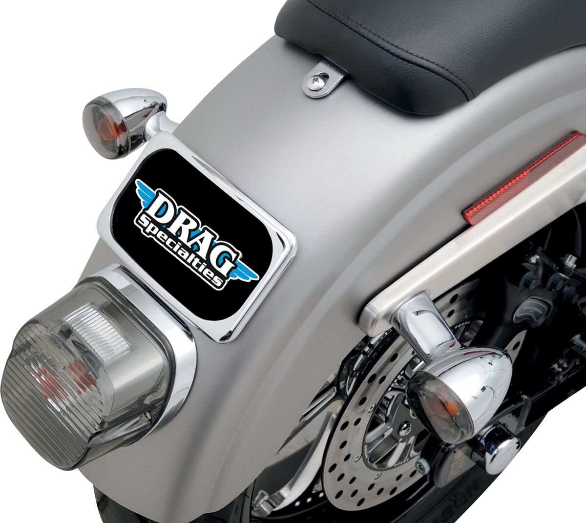Drag Specialties 3 Hole License Frame LICENSE PLATE GROUP Drag Specialties