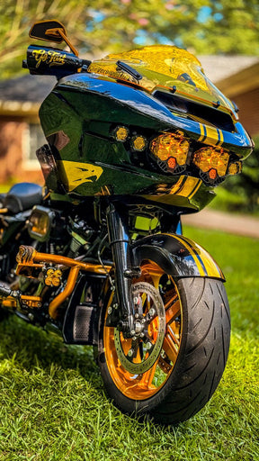 A10 Moto Baja Designs Lp6 Lighting Combo Kit - 23.5+ Road Glide Headlight A10 Moto