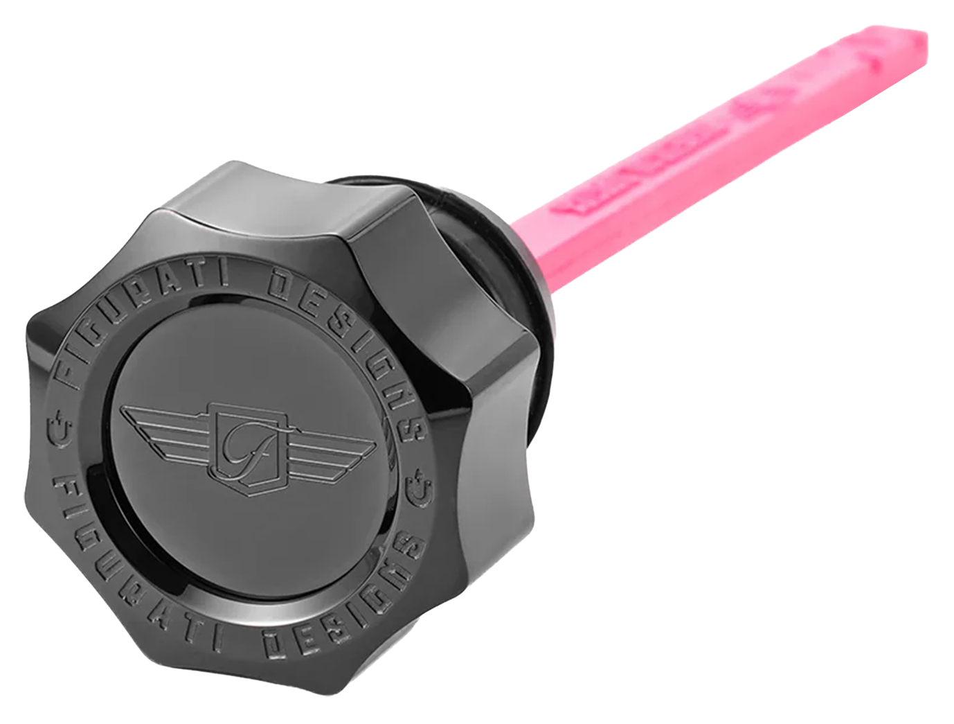 Dipstick S/S Curved Black Flh/T99 06 Oil Dipstick Figurati Designs Default Title