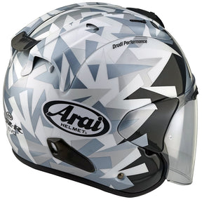 Arai SZ-R EVO Helmet, Mimesis White Open Face Helmet Arai