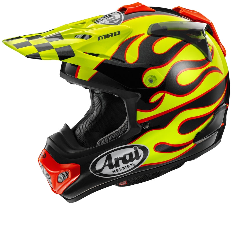 Helmet ARAI MX-V EVO - Flame Yellow