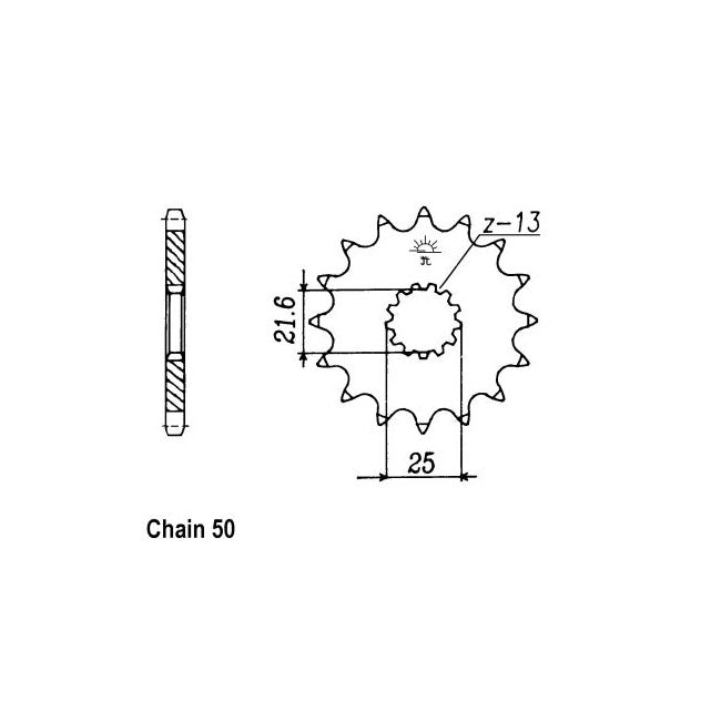 JT Front Sprocket 566.14 SPROCKETS TRANSMISSION Jt Sprockets
