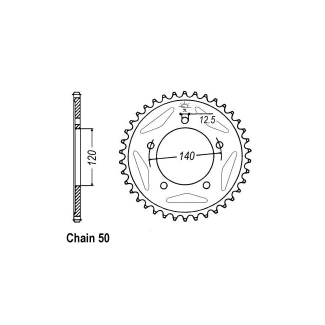 JT Rear Sprocket 1797.41 SPROCKETS REAR WHEEL Jt Sprockets