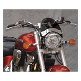 National Cycle Flyscreenr Ls Dark Tint, Chrome Windshield National Cycle