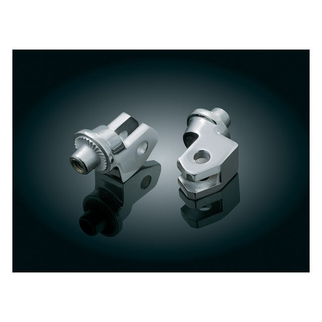 Kuryakyn, Footpeg adapter splined chrome FOOTPEGS MOUNTS Kuryakyn