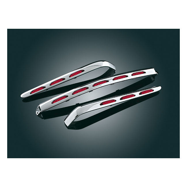 Kuryakyn, LED lighted trunk molding, red lens SADDLEBAGS TRIMS Kuryakyn