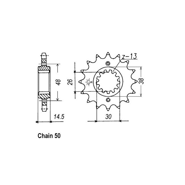 JT Front Sprocket 339.18 SPROCKETS TRANSMISSION Jt Sprockets