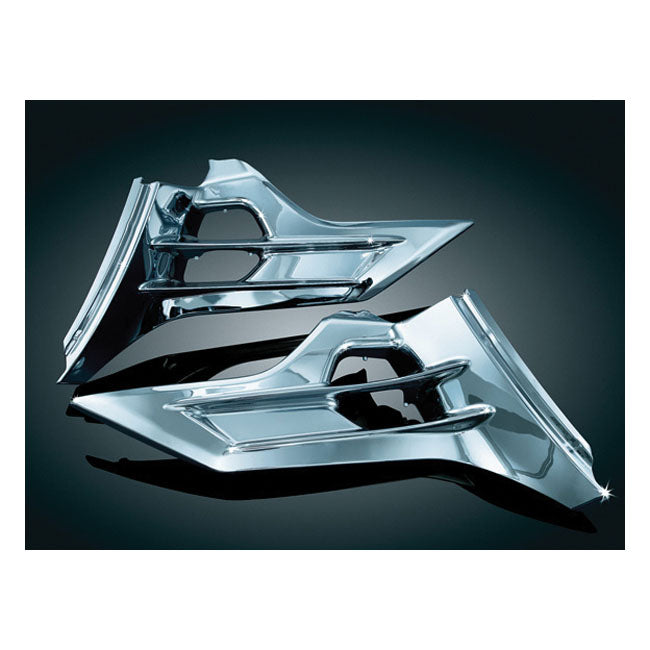 Kuryakyn, Louvered battery box covers chrome BATTERY MISC Kuryakyn