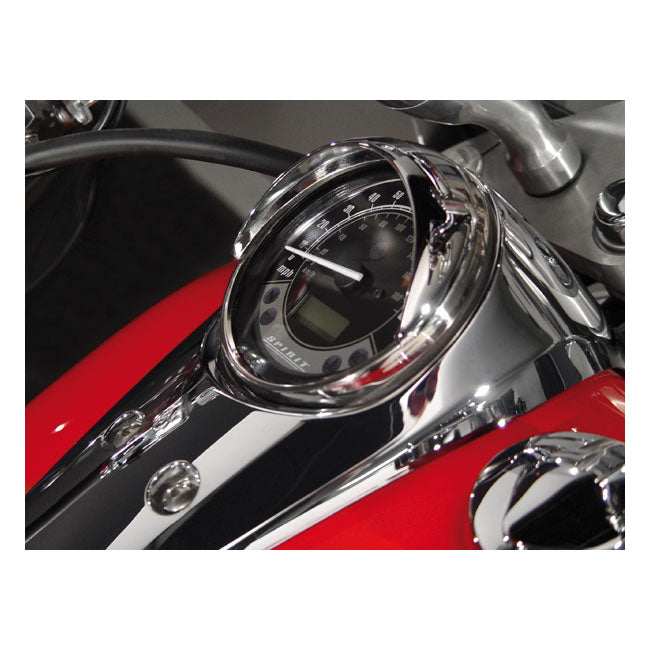 Nc Cast Speedometer Visor Chrome Speedometer Trims National Cycle