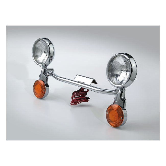 Nc Spot Light Bar Chrome Spotlights Mounting Bars National Cycle