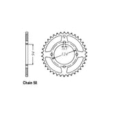 JT Rear Sprocket 282.37 SPROCKETS REAR WHEEL Jt Sprockets