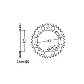 JT Rear Sprocket 857.46 SPROCKETS REAR WHEEL Jt Sprockets