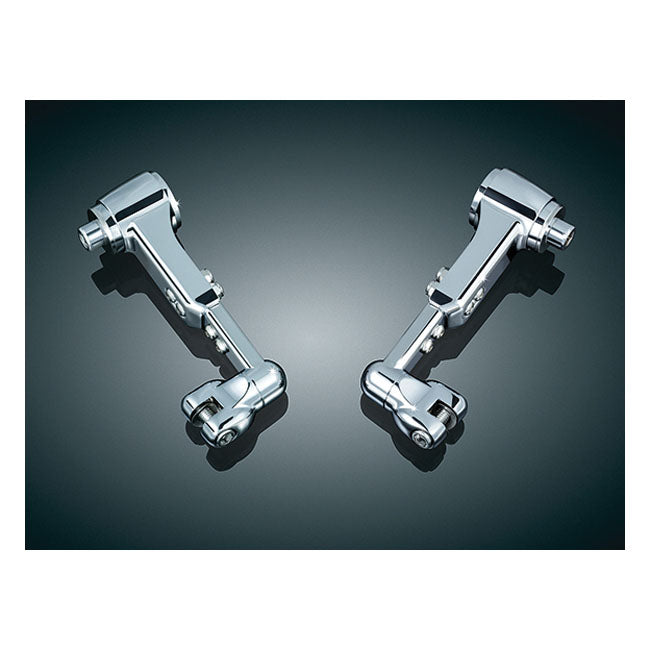 Kuryakyn, Ergo III adjustable cruise mount & clevis, chrome FLOORBOARDS Kuryakyn