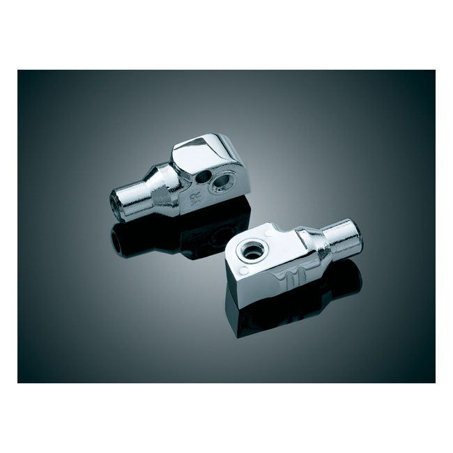 Kuryakyn, Footpeg adapter tapered chrome FOOTPEGS MOUNTS Kuryakyn