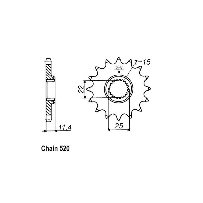 JT Front Sprocket 1902.16 SPROCKETS TRANSMISSION Jt Sprockets