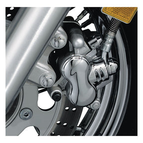Kuryakyn, Front caliper cover, chrome BRAKE CALIPER COVERS SHOW Kuryakyn