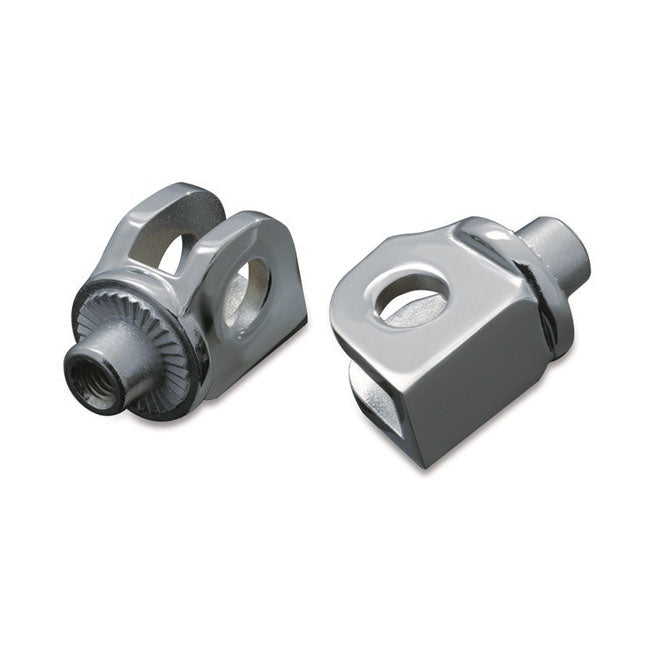 Kuryakyn, Footpeg adapter splined chrome FOOTPEGS MOUNTS Kuryakyn