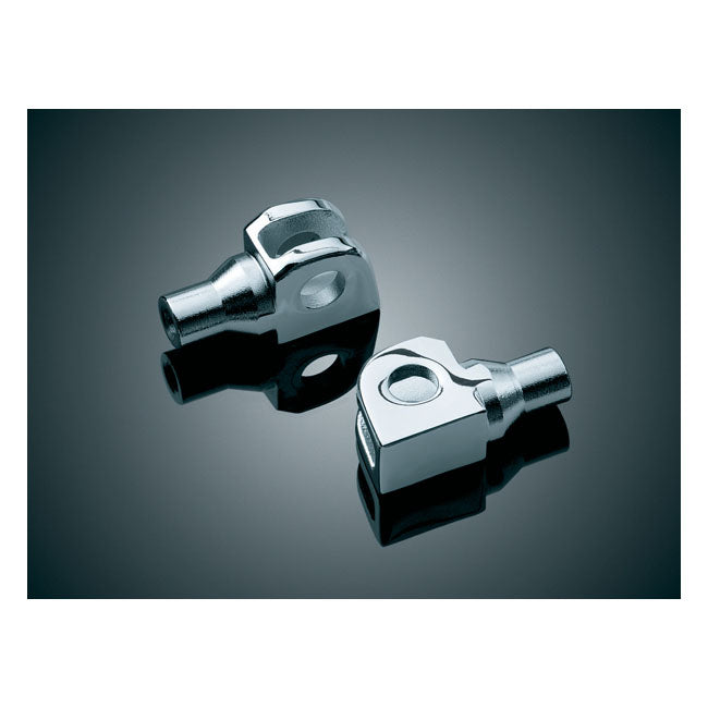 Kuryakyn, Footpeg adapter tapered chrome FOOTPEGS MOUNTS Kuryakyn